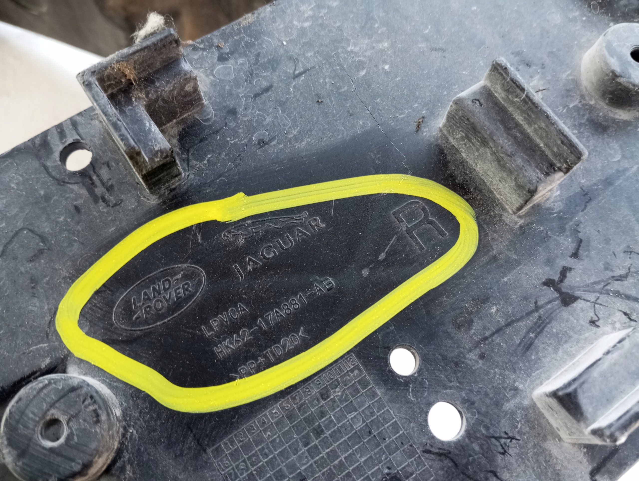 support RANGE ROVER SPORT L494 HK62-17A882-AB HK62-17A881-AB front