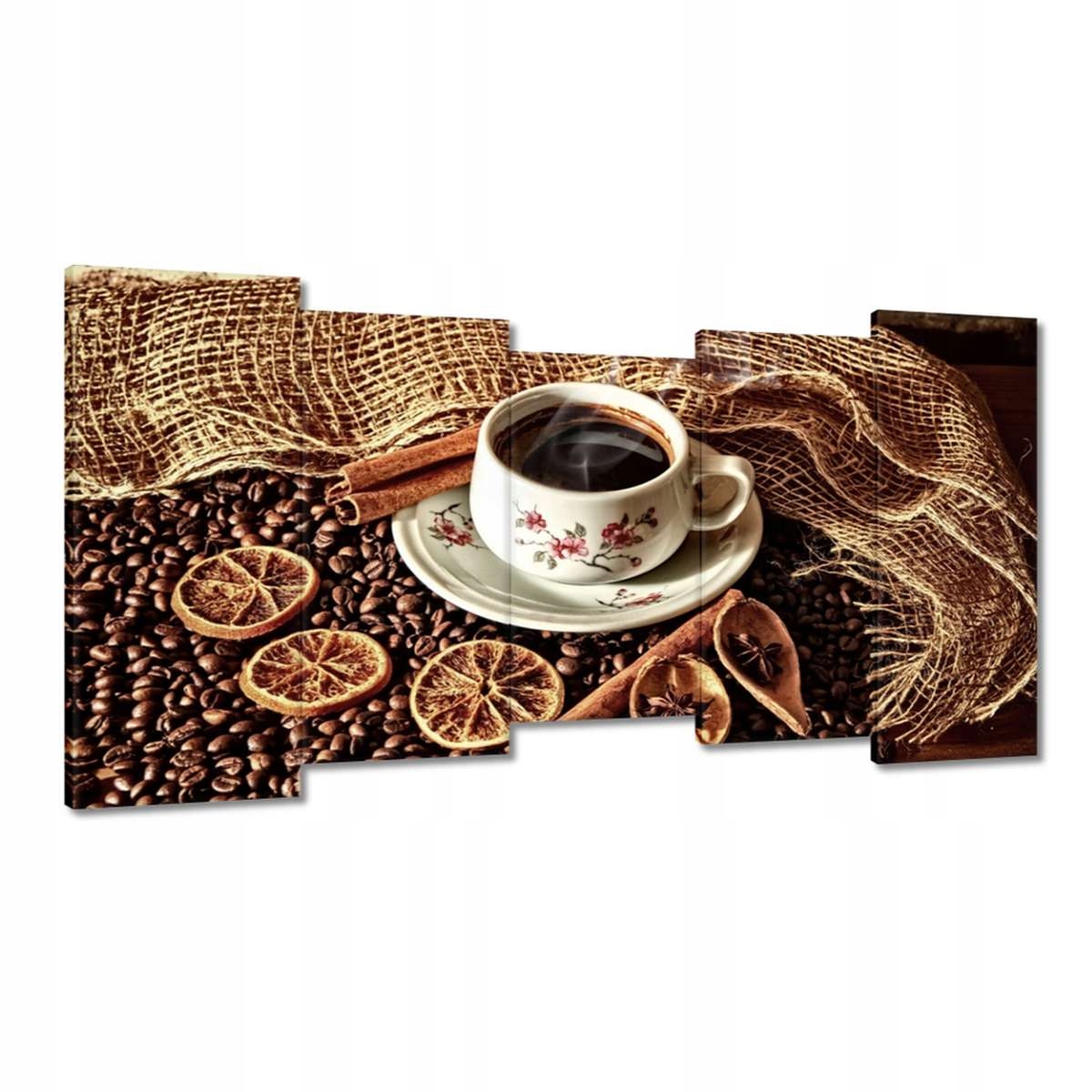 Obrazy 150x80 Šálek kávy s vanilkou