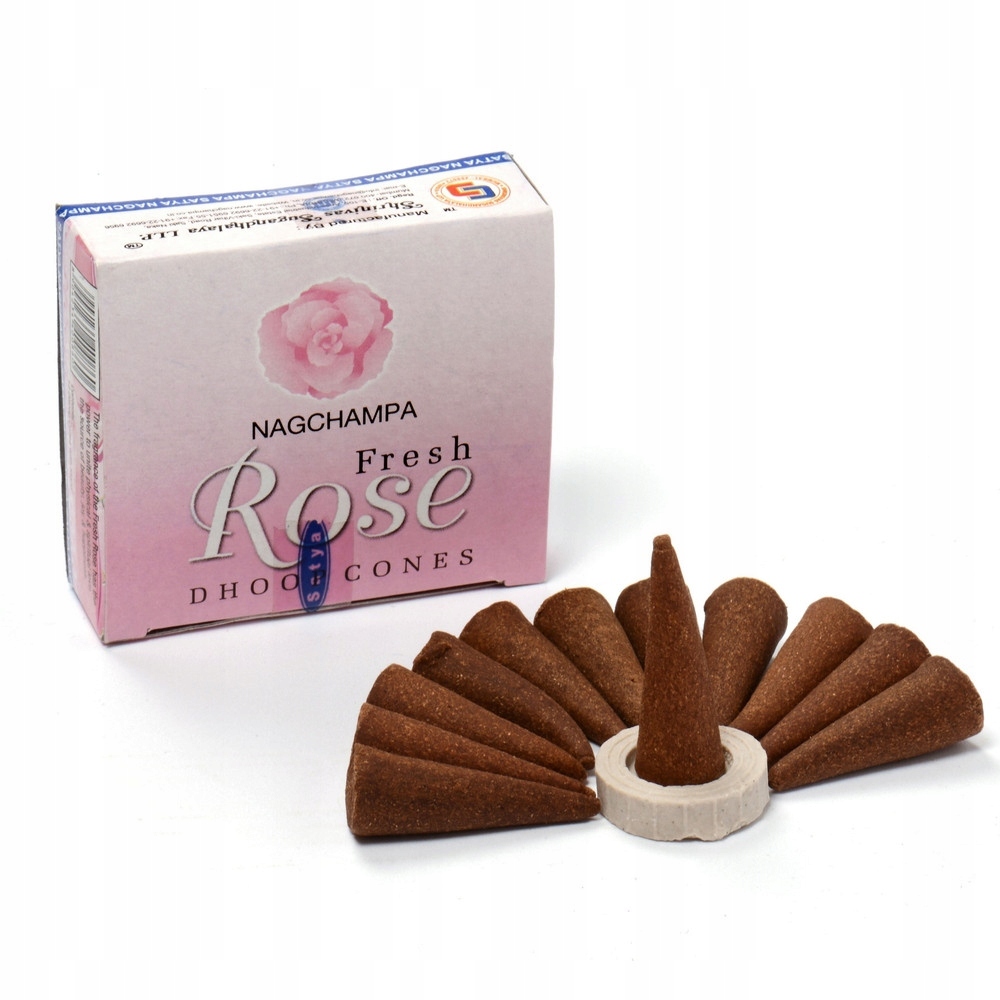 

Kadzidełka Fresh Rose w stożkach (12 sztuk box) Sa