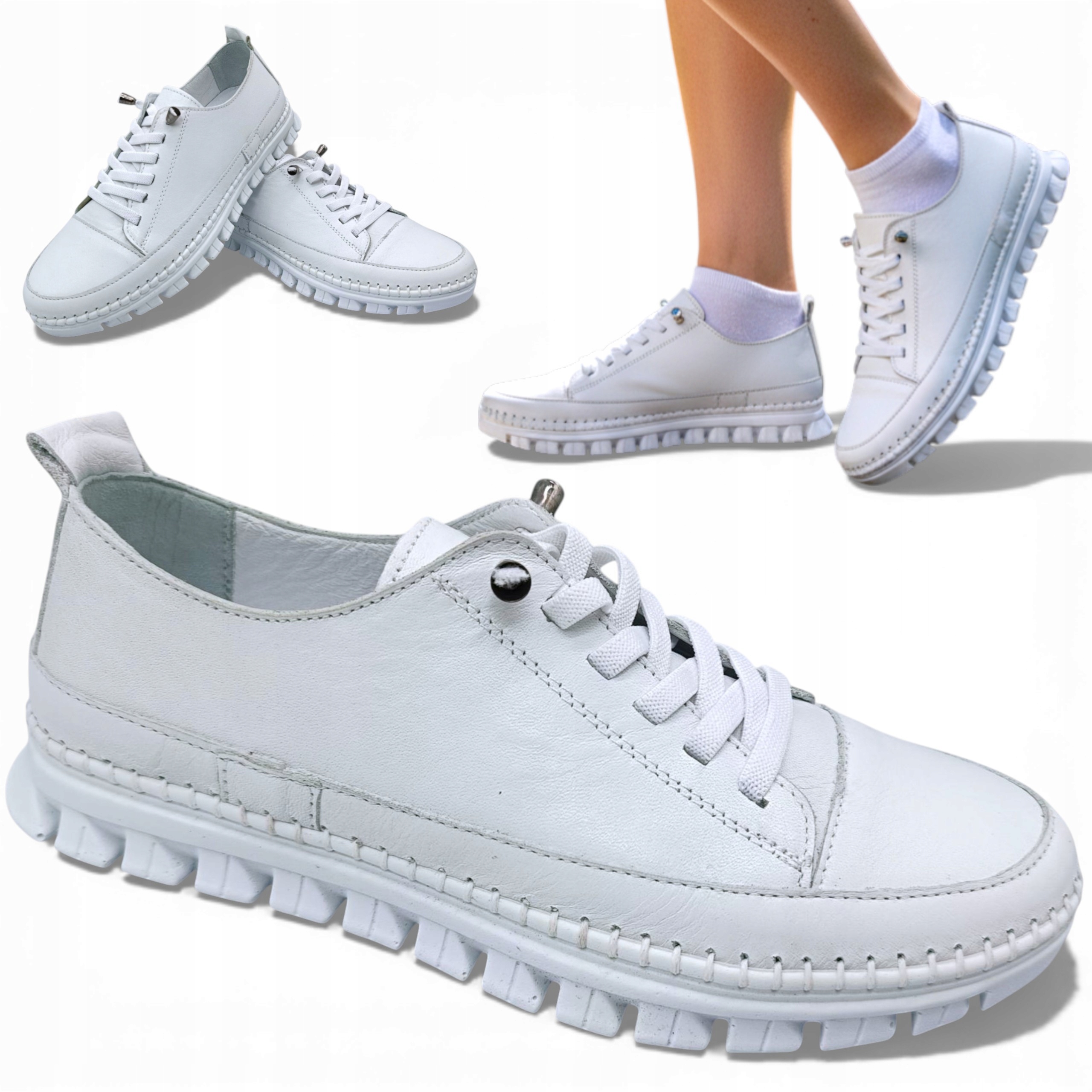 39 Artiker Dámská sportovní obuv Přírodní Kůže Lehké jarní boty