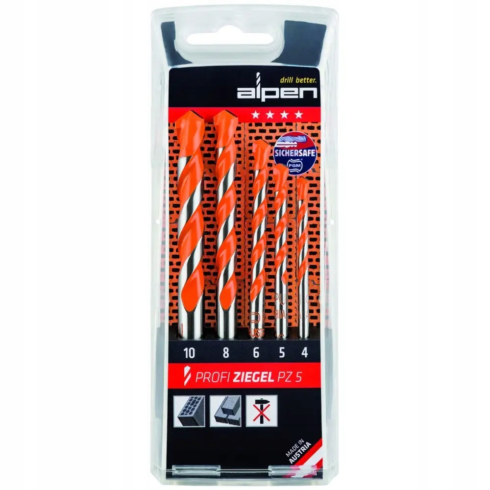 WIERTŁA DO CEGŁY PUSTAKÓW PROFI ZIEGEL PZ 5 ALPEN