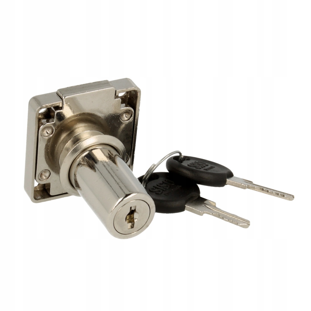 

Zamek meblowy Siso kwadratowy do szafek 38mm