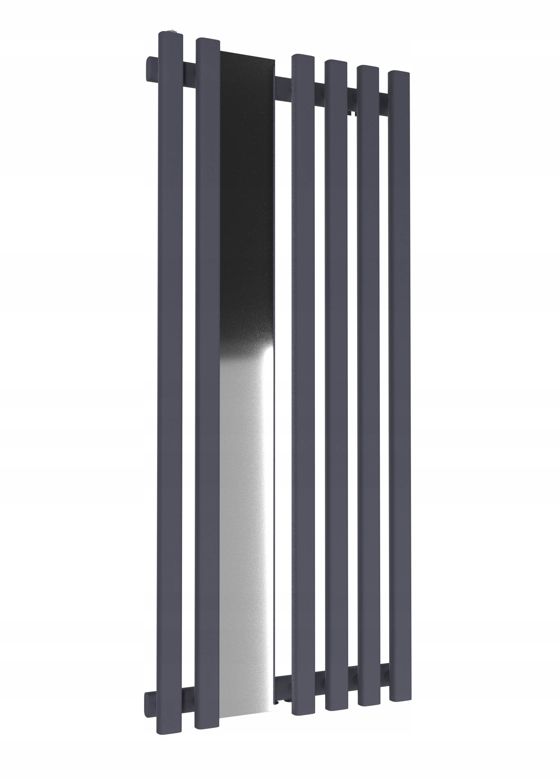 Dekorativní radiátor Flower Mirror 180x60 Grafit se zrcadlem