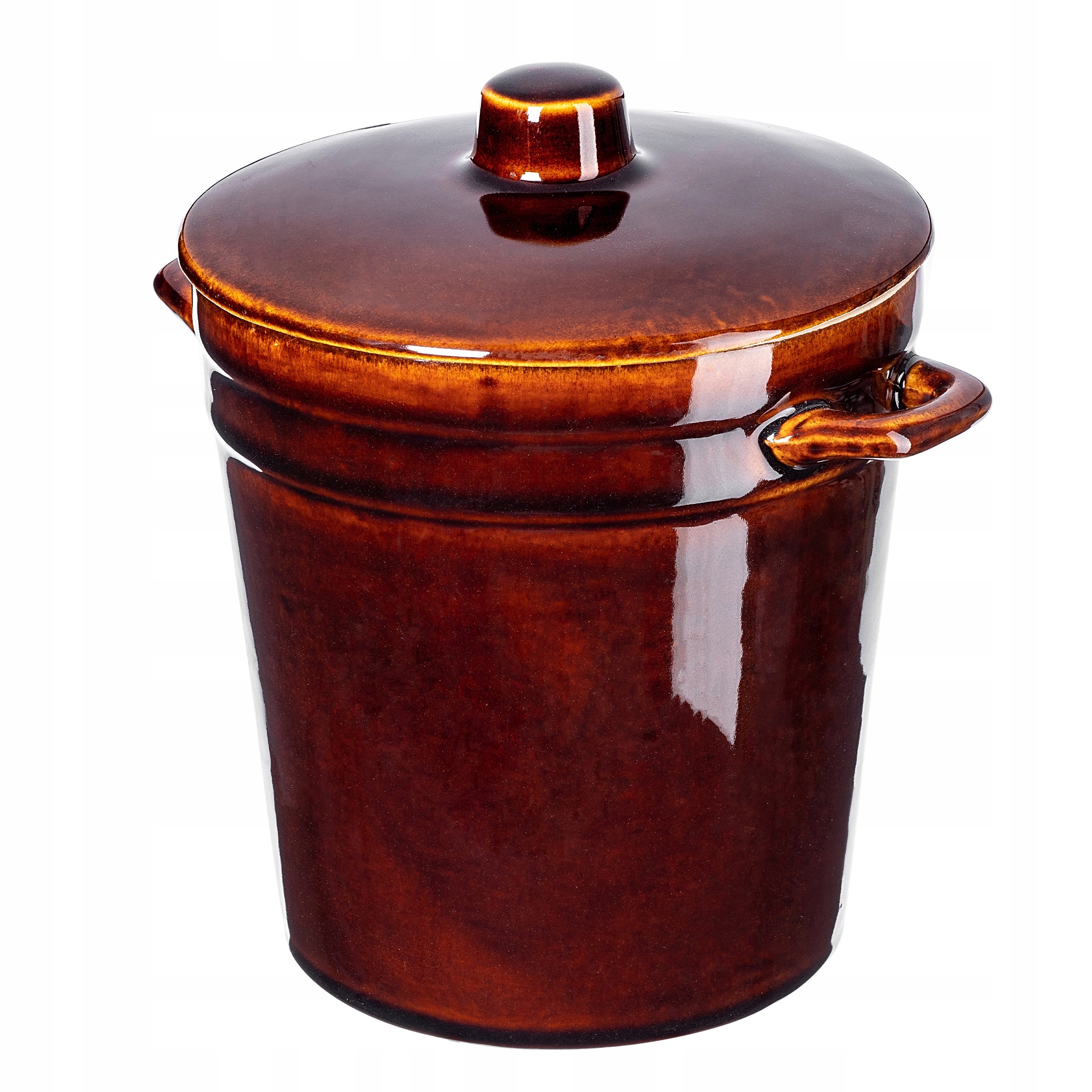 Hrnec K Nakládání Zelí Okurek Na Kameninové Sádlo 2L Sud Kamenina