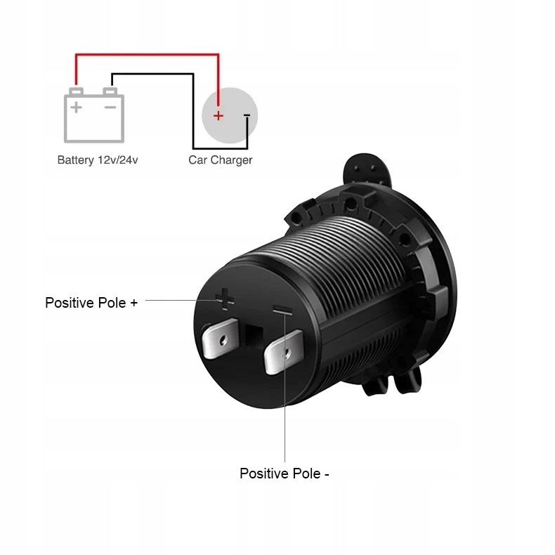 GNIAZDO ZAPALNICZKI DO ŁODZI AUTA 12V - 06696 Marka inny