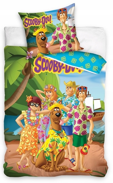 

Pościel 100% Bawełna 160x200 100% Scooby Doo