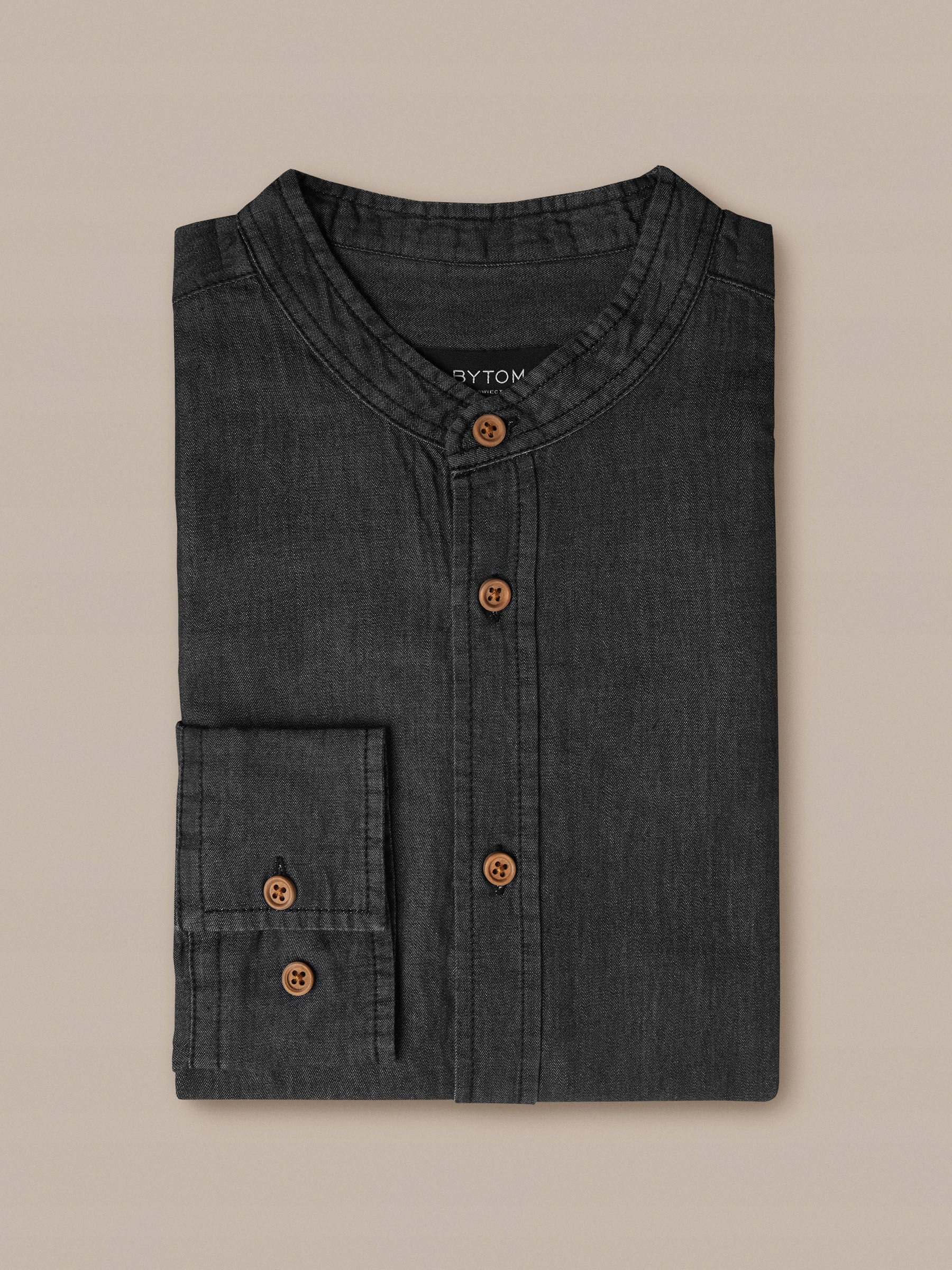 CZARNA KOSZULA DŁUGI RĘKAW L BYTOM Marka Bytom