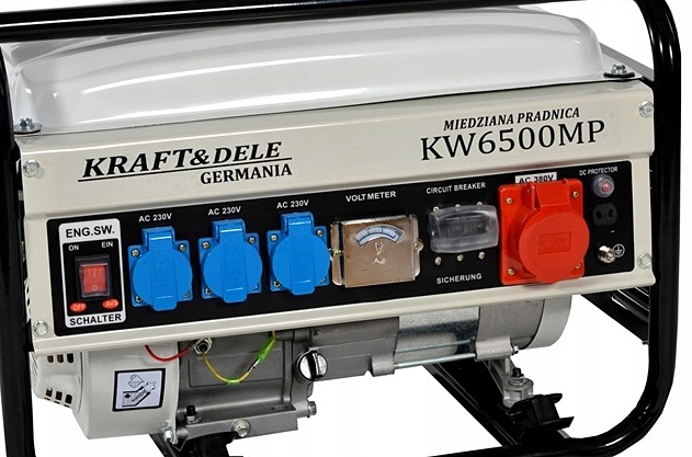 AGREGAT PRĄDOTWÓRCZY GENERATOR PRĄDU 6.5KM 2500W KD105 + OLEJ BRIGGS Rodzaj przenośny