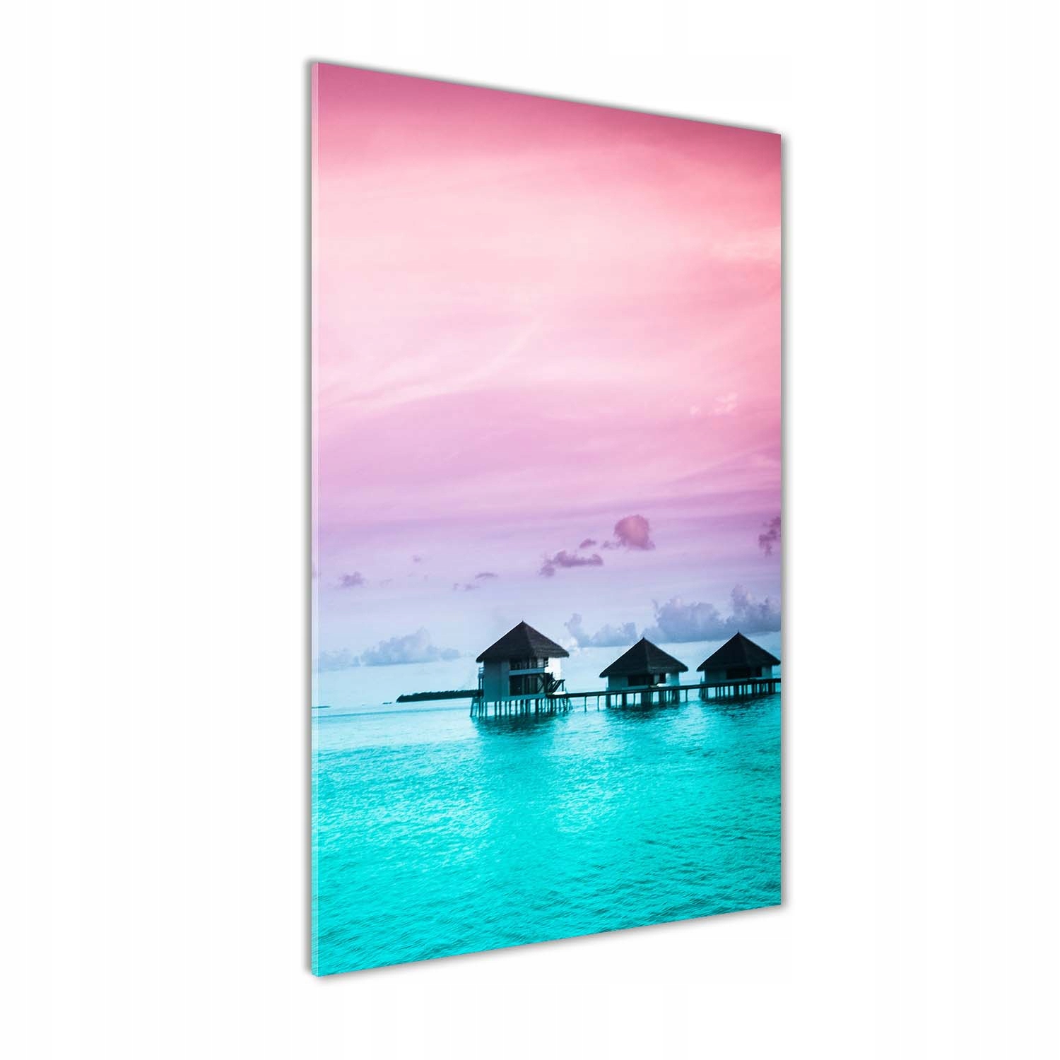 

Foto obraz akrylowy Bungalowy na wodzie 70x140cm
