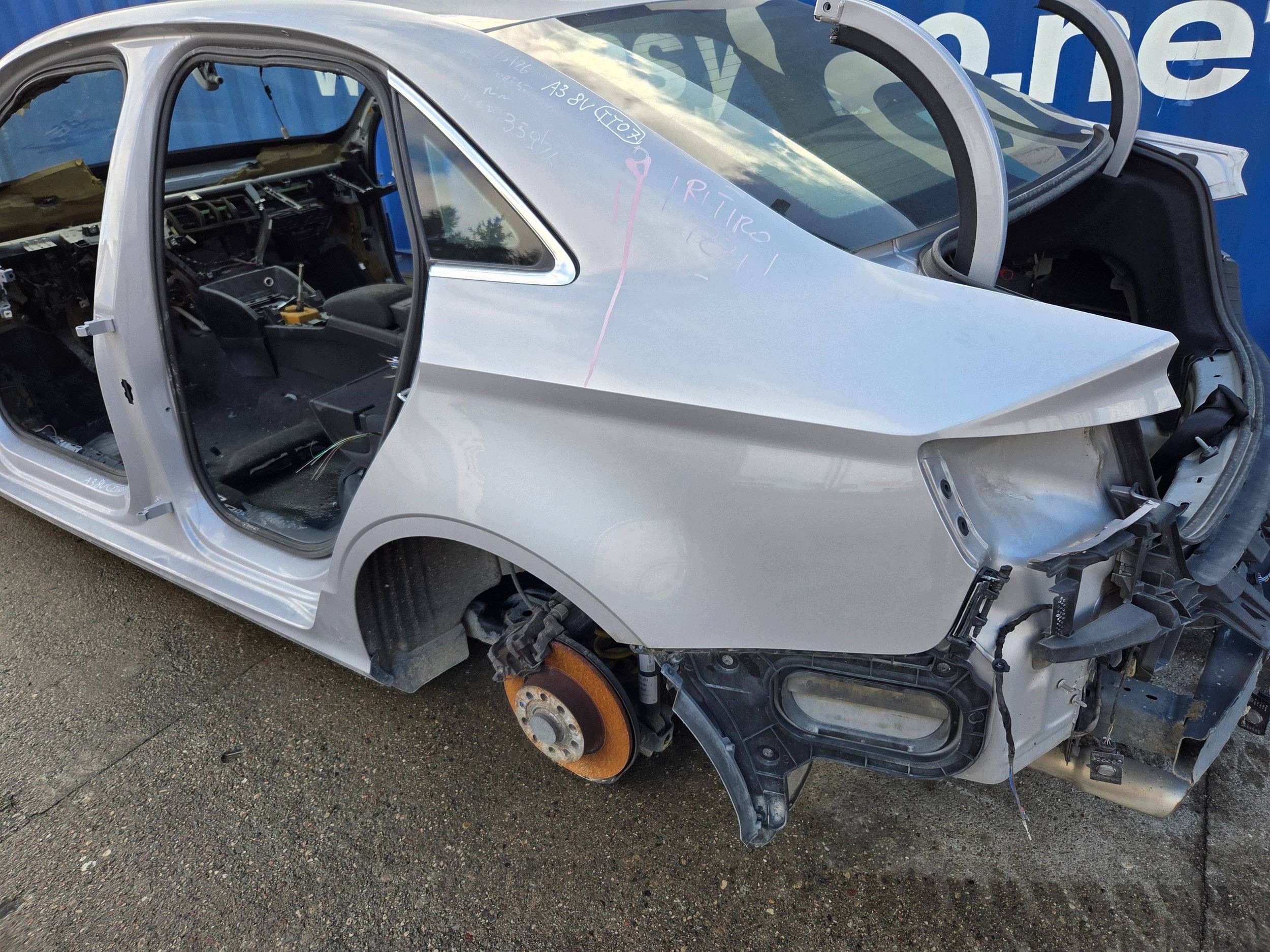 Audi A3 S3 8V sedan rear part floor boot (TT07)