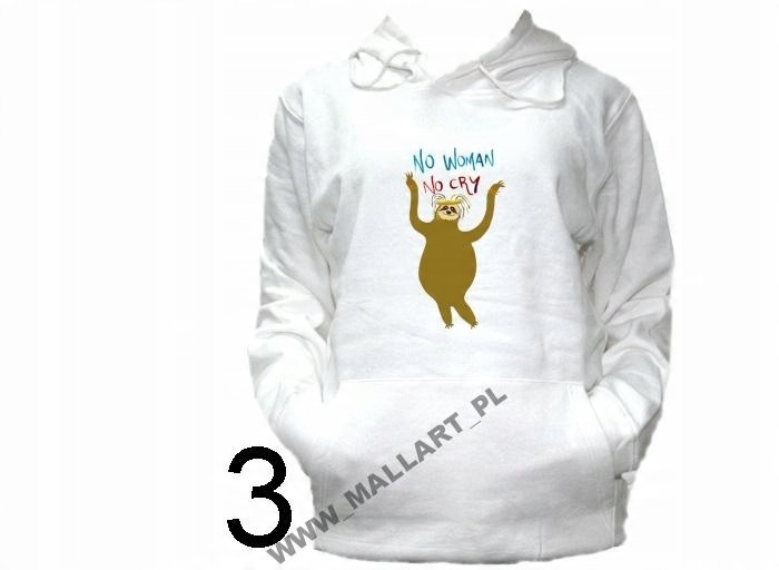 

Bluza Kaptur Leniwiec Sloth Śmieszne Wzory