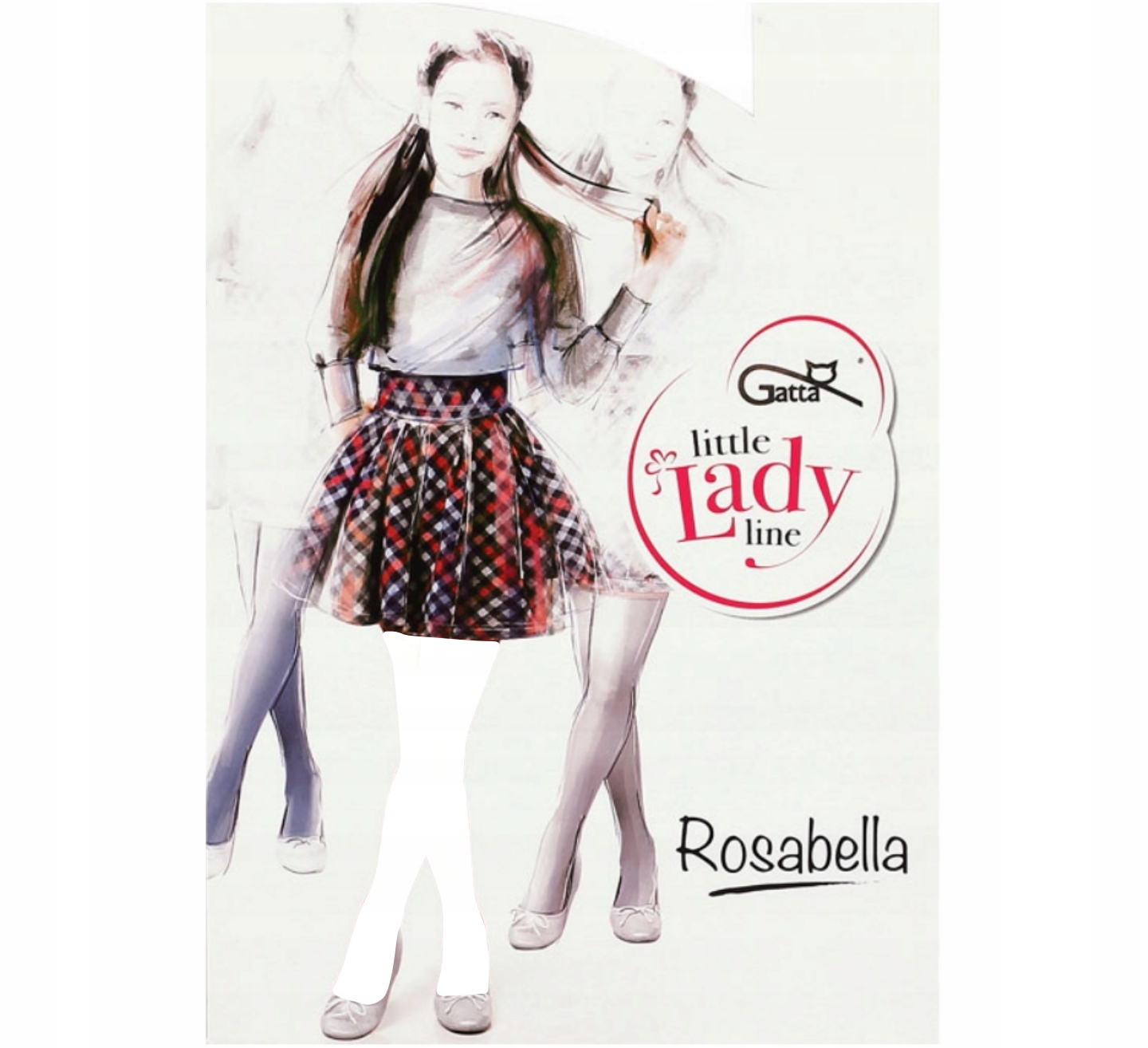 

gładkie Rajstopy Gatta Rosabella 92-98 białe