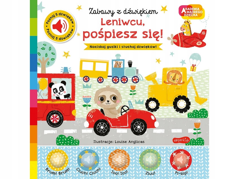 Książka dla dzieci Leniwcu, pośpiesz się!
