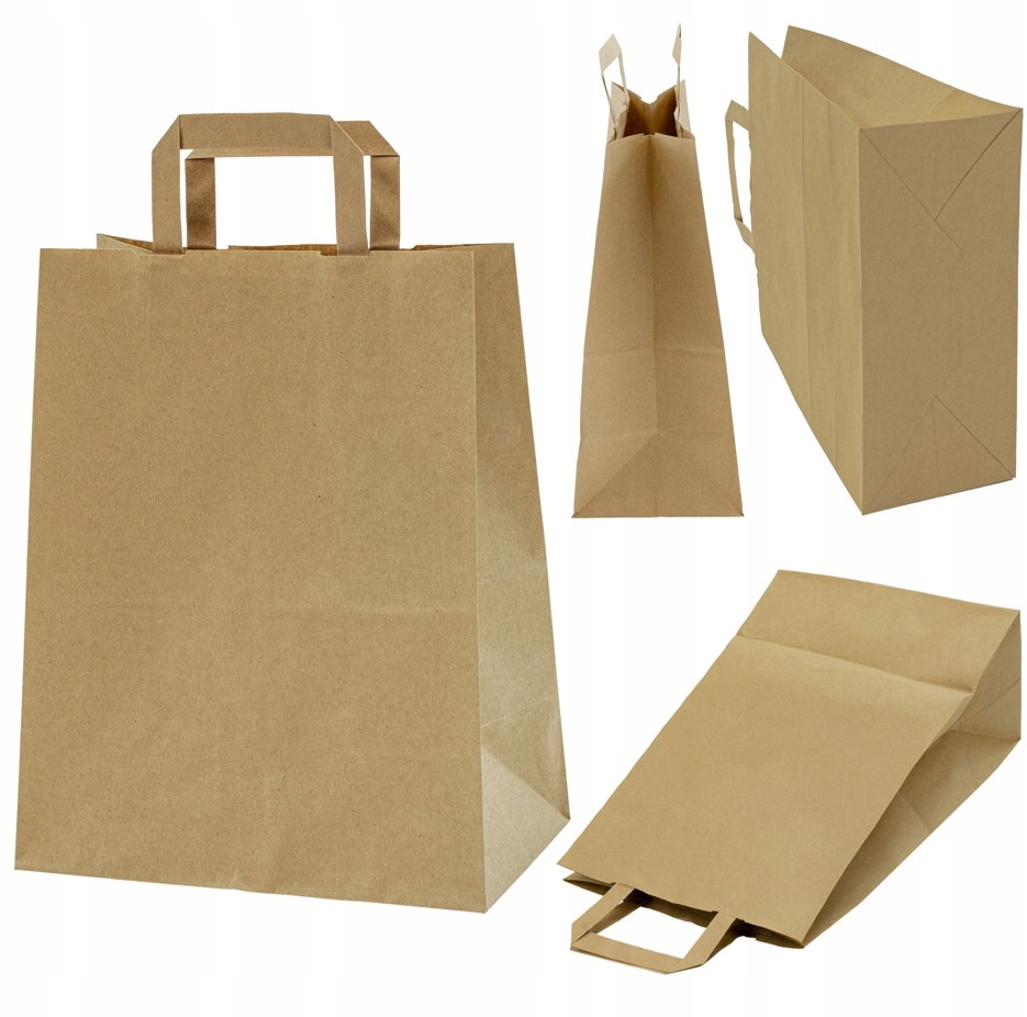 TORBA PAPIEROWE EKO 260x140x300 26x14x30 25 SZT Marka Allbag