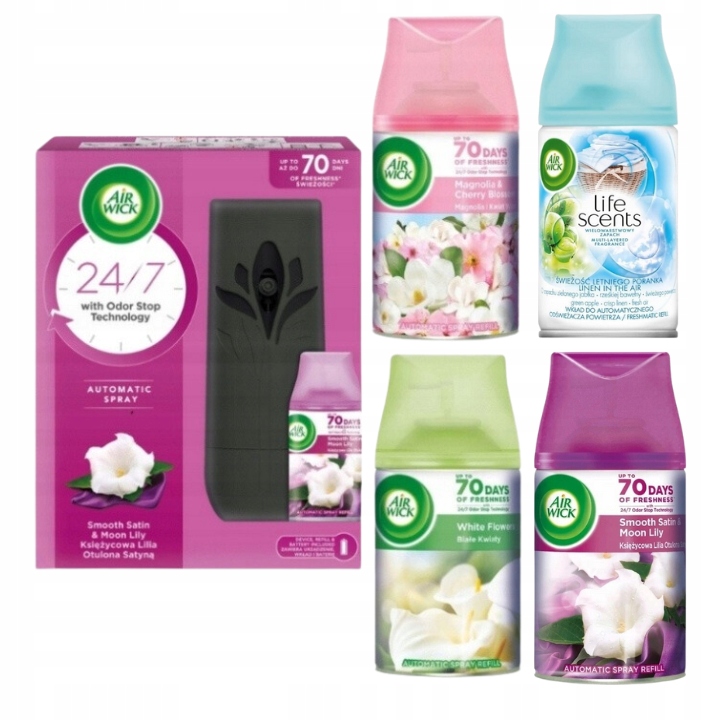 

Air Wick Freshmatic Komplet Odświeżacz 5 wkładów