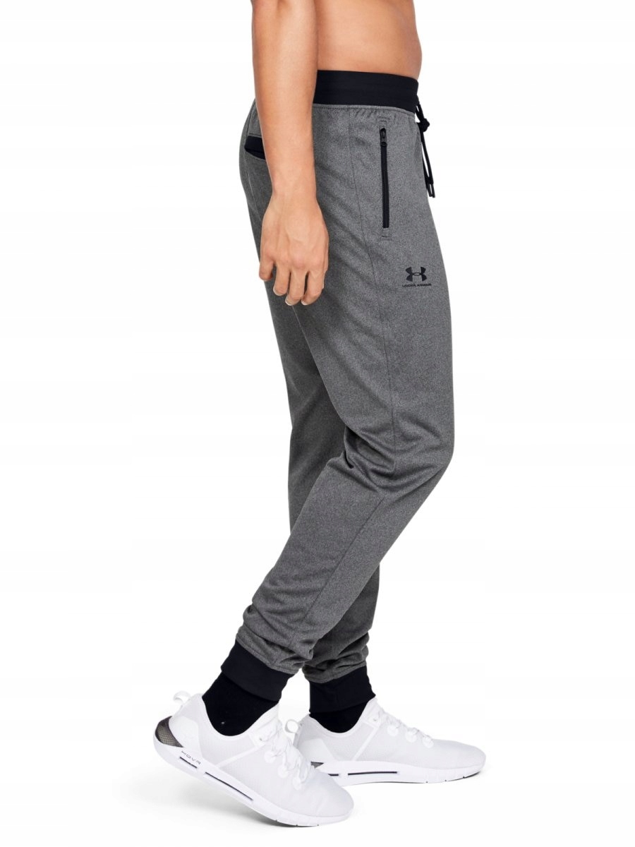 Męskie spodnie treningowe Under Armour Tricot Jogger Grafitowy L