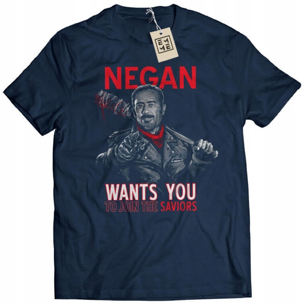 

Koszulka Negan Want You Walking Dead prezent 2XL