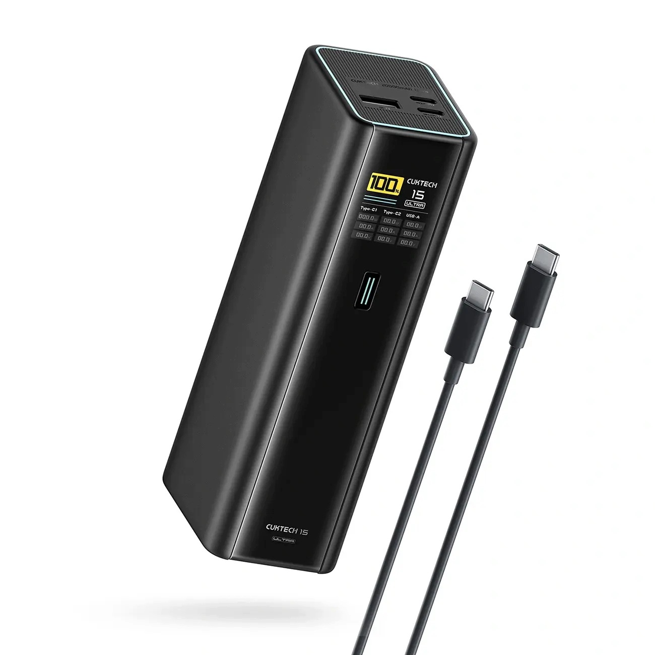 Powerbank Cuktech PB200U 210 W 20000 mAh 2x Usb- C Usb- A z wyświetlaczem