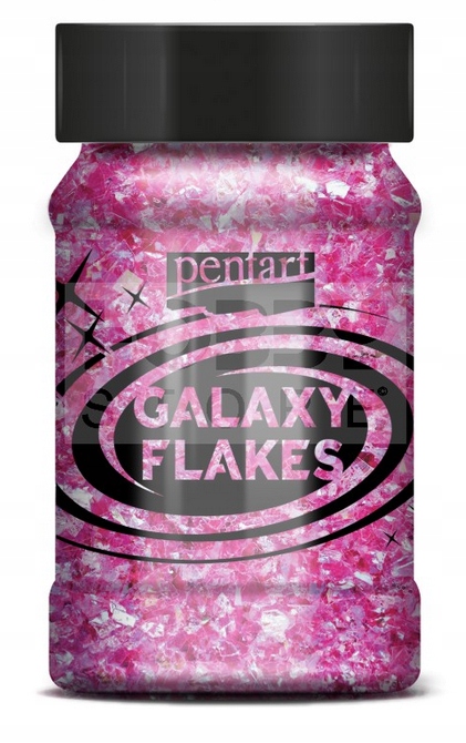 Płatki opal Galaxy 15g Różowe Magenta Venus NO.7 ..pentart