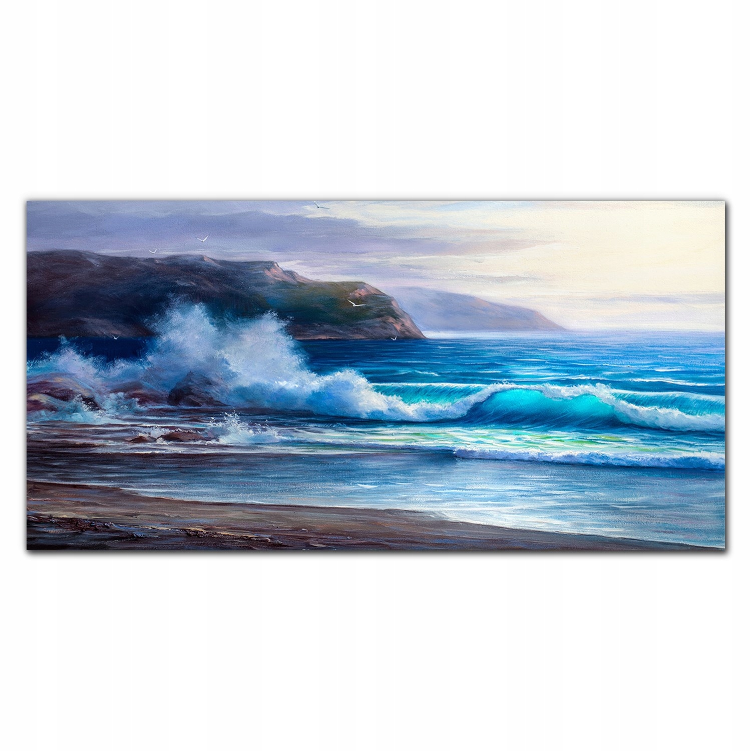 

Obraz akrylowy ścienny 120x60 Wybrzeże fale ocean