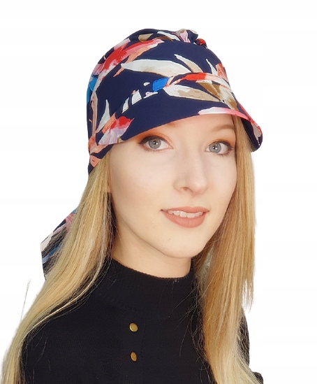 

Turban Tess z daszkiem w-242 po chemii Eva Design