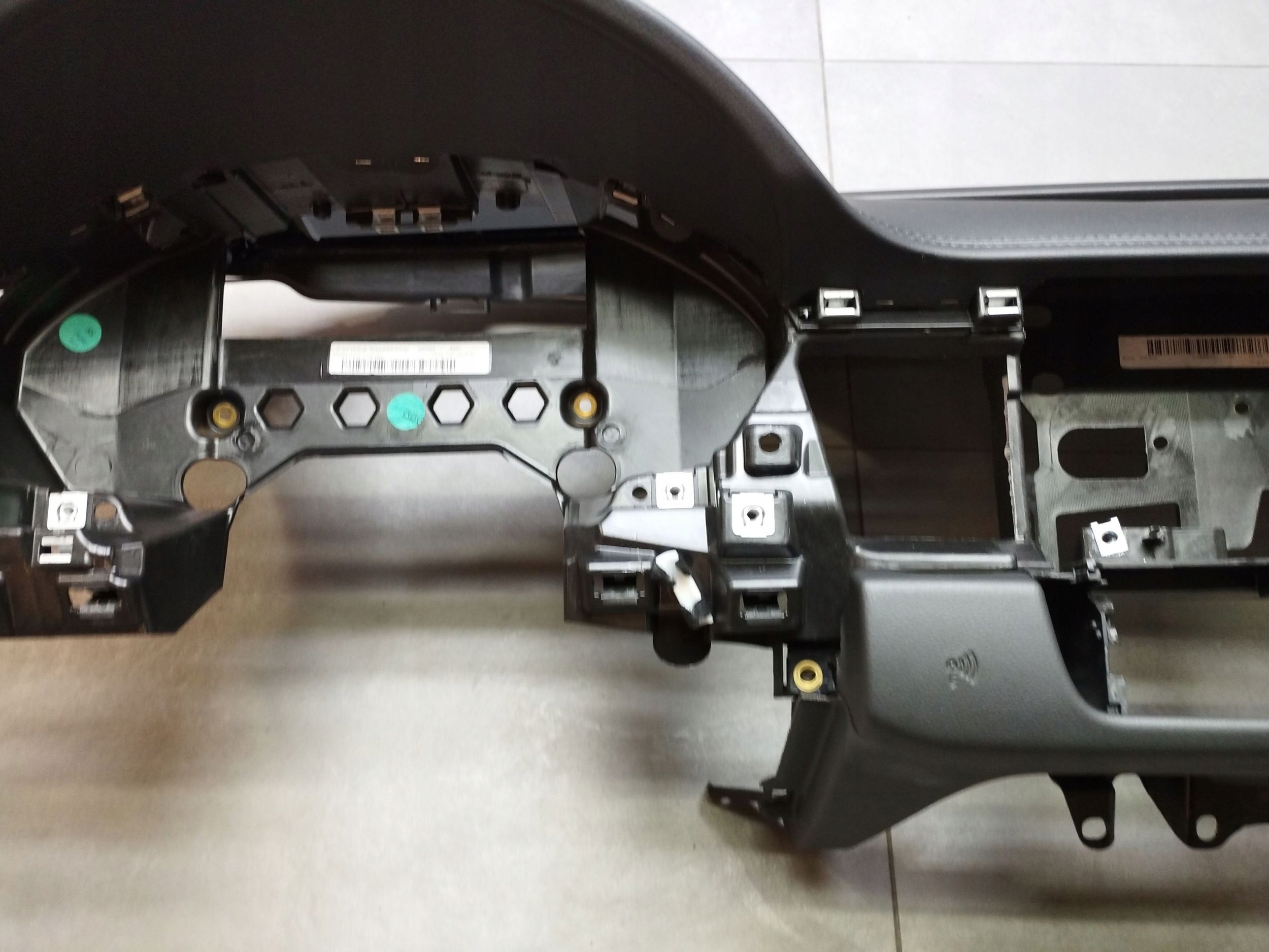 Audi A8 D4 4H 2016 dashboard console cockpit leather black HEAD UP original