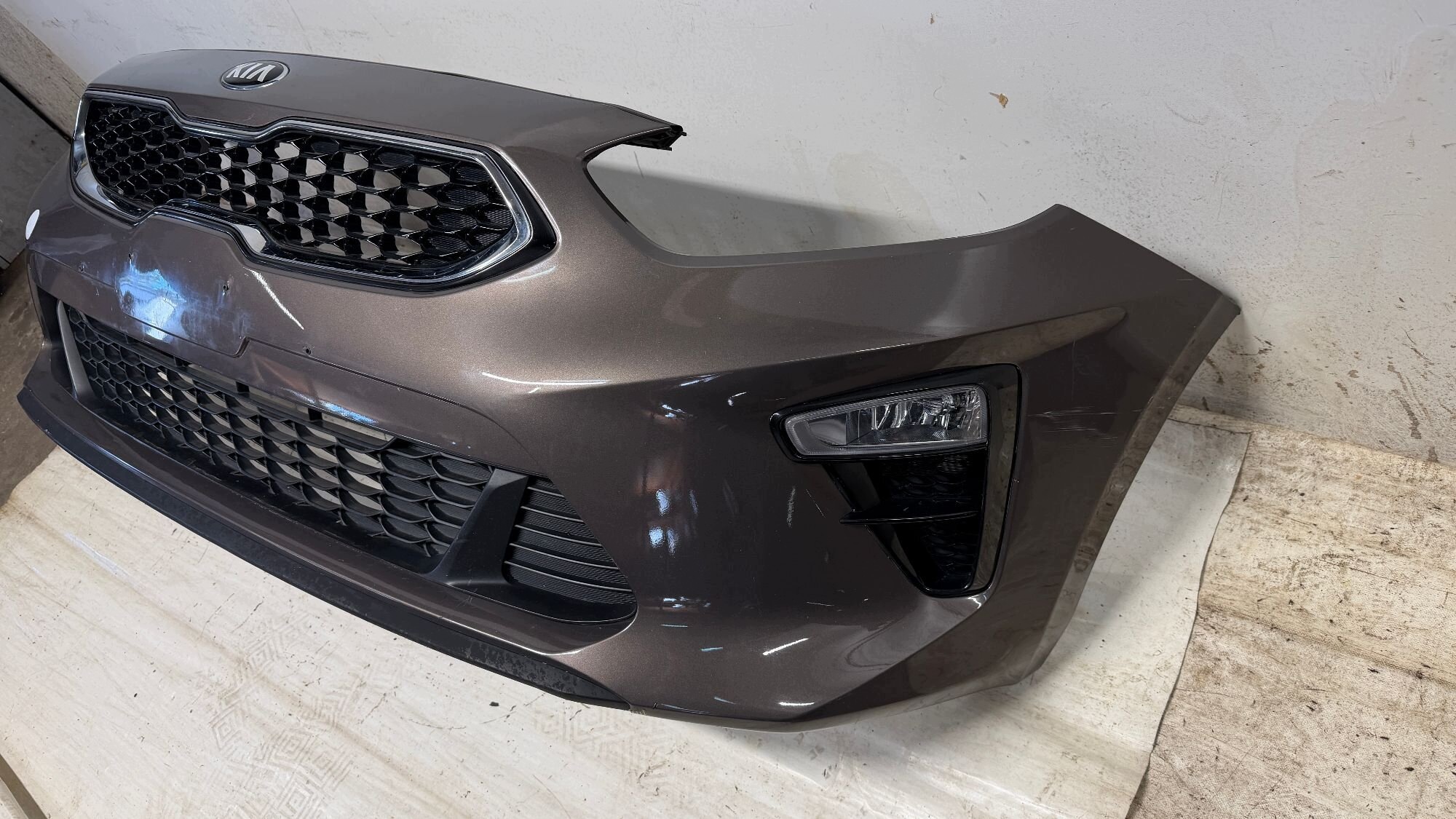 KIA CEED III ZDEZAK front front fog light grill grille 17-21