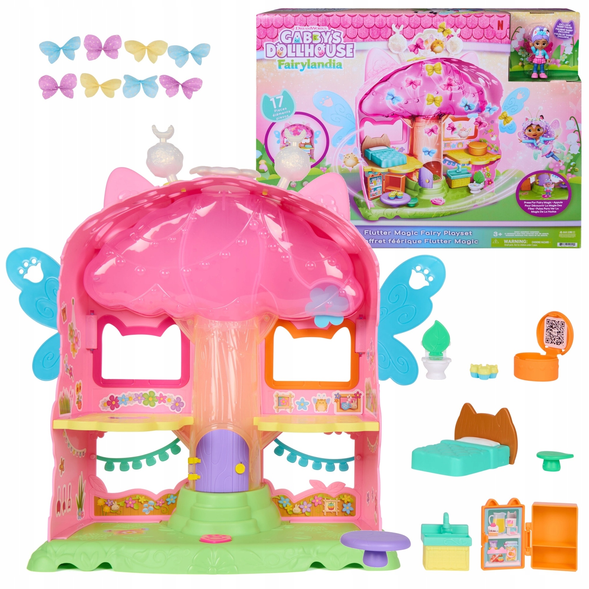 Koci Domek Gabi Kraina Wróżek Interaktywny Domek Gabby Dollhouse Fairyland