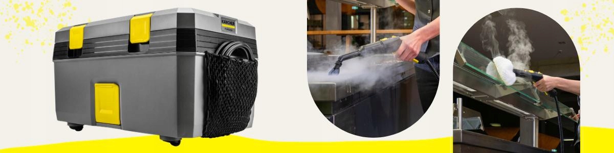 KOMPAKTOWA PAROWNICA KARCHER SG 4/2 Classic Waga 7 kg