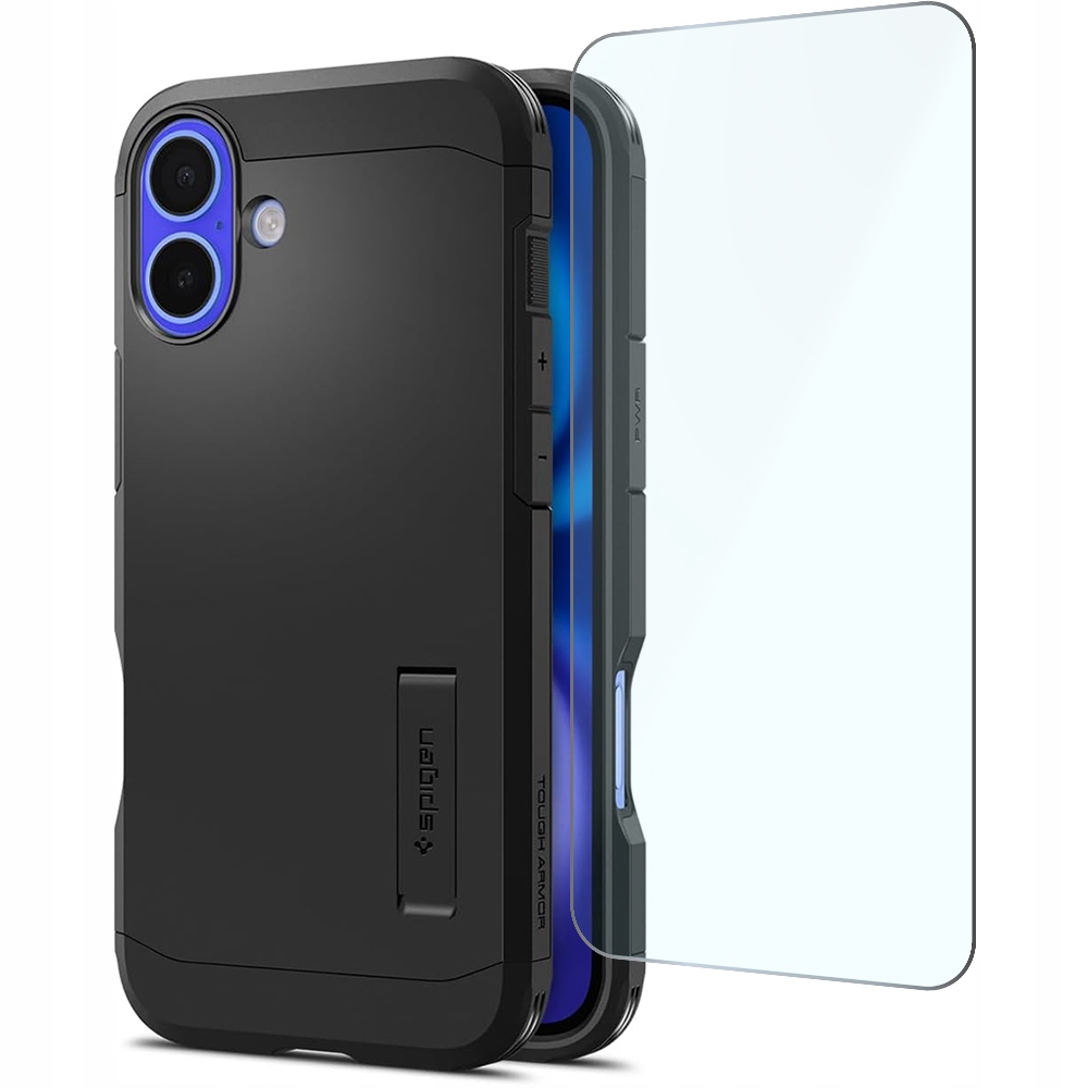Etui Spigen do iPhone 16, mocne, ochronne, case do MagSafe szkło