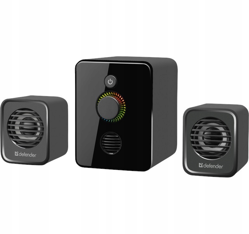 Defender Głośniki komputerowe V12 2.1 11W Usb podświetlenie Led