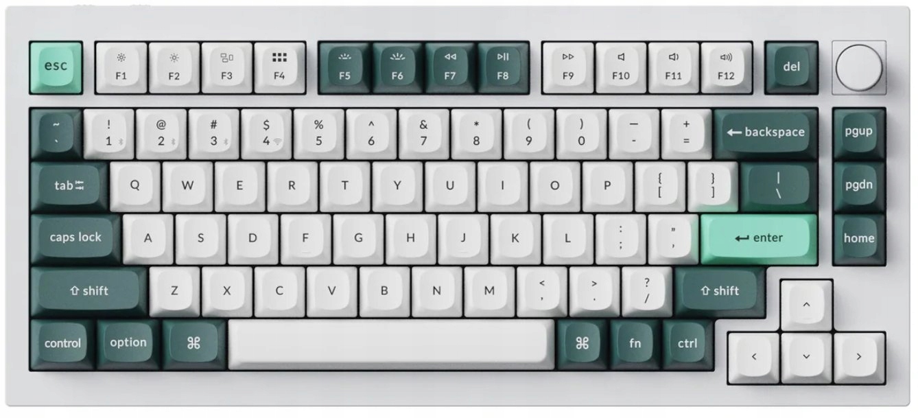 Klawiatura Keychron Q1 He Qmk Gateron Double-Rail Magnetic Nebula (Q1H-P1)