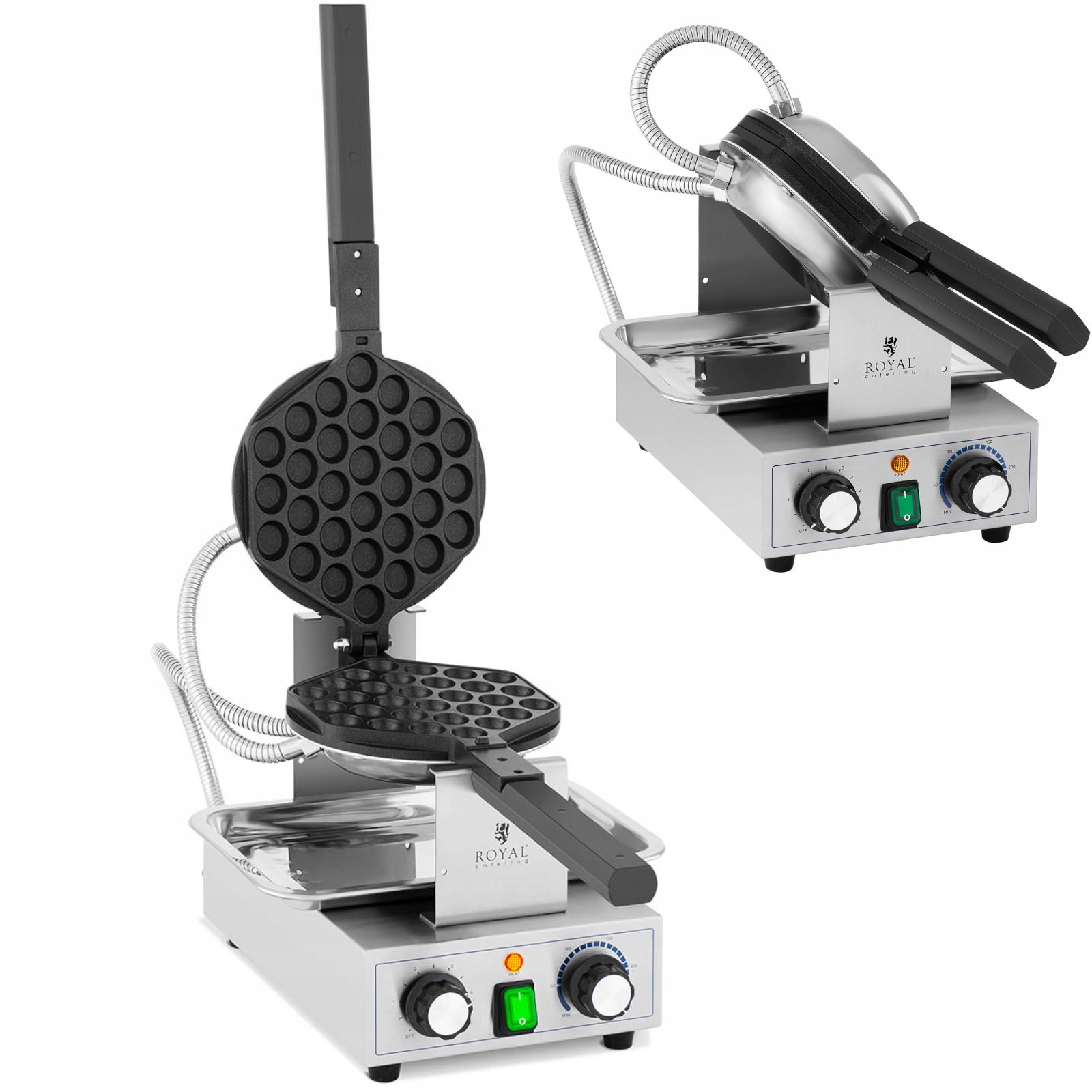 Bublinkový vaflovač na vafle bubble waffle Teflon 1400 W