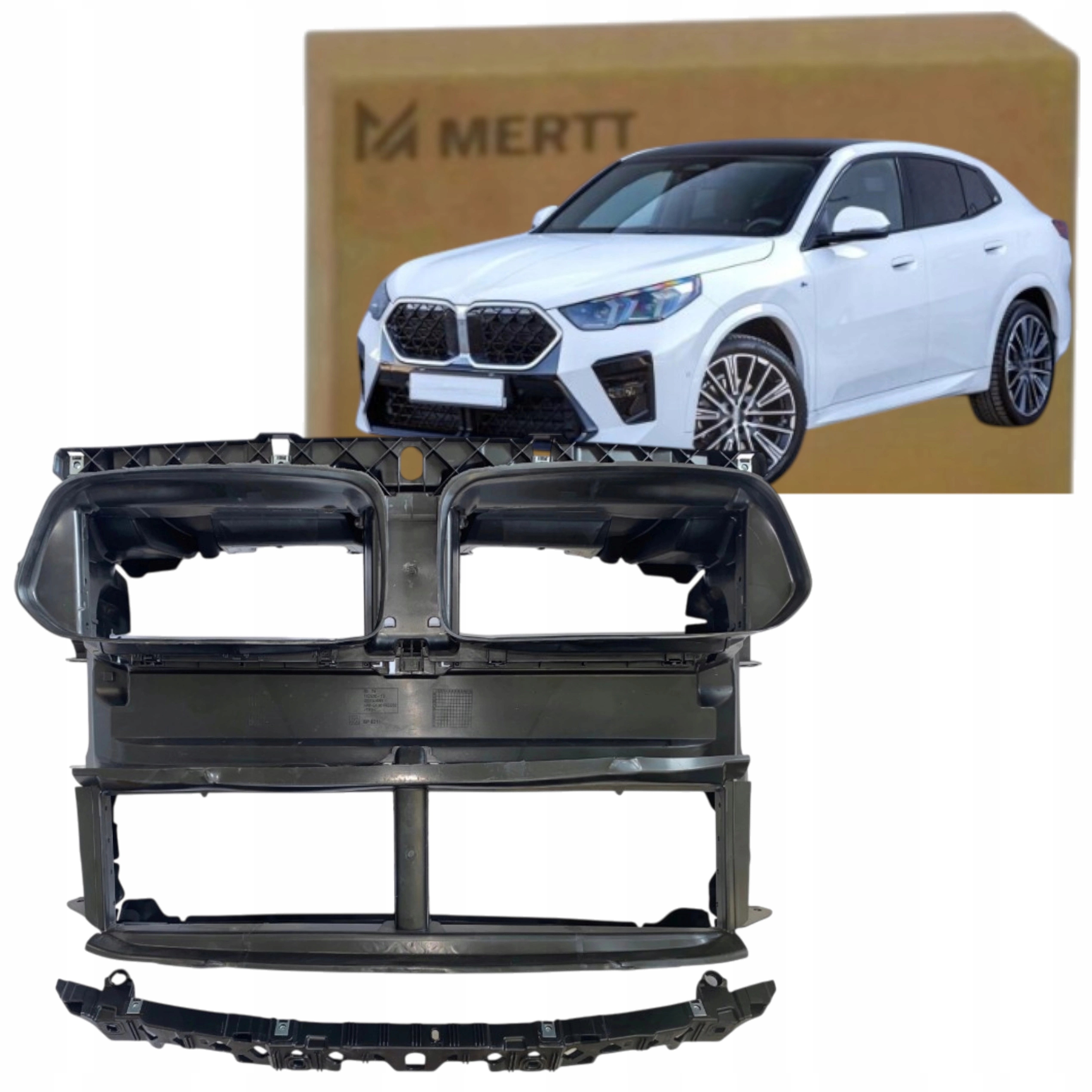 Volant Vzduchu roleta vstupní kanál přední pás Bmw X2 F39 2017+