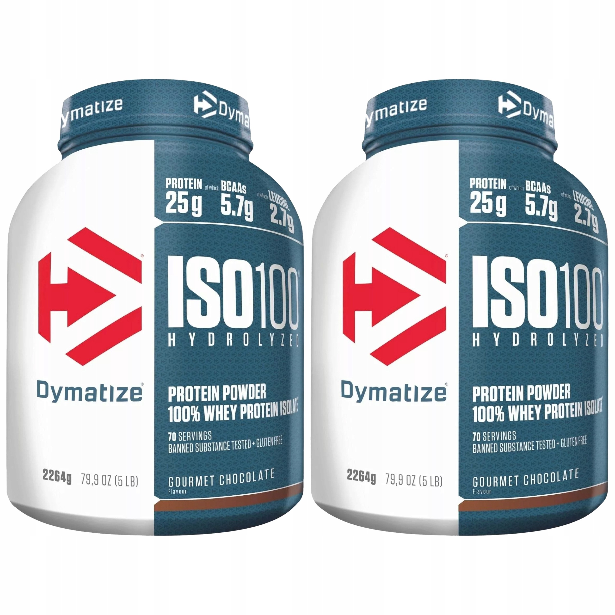 2x Dymatize Iso 100 2264g Protein Izolát Wpi