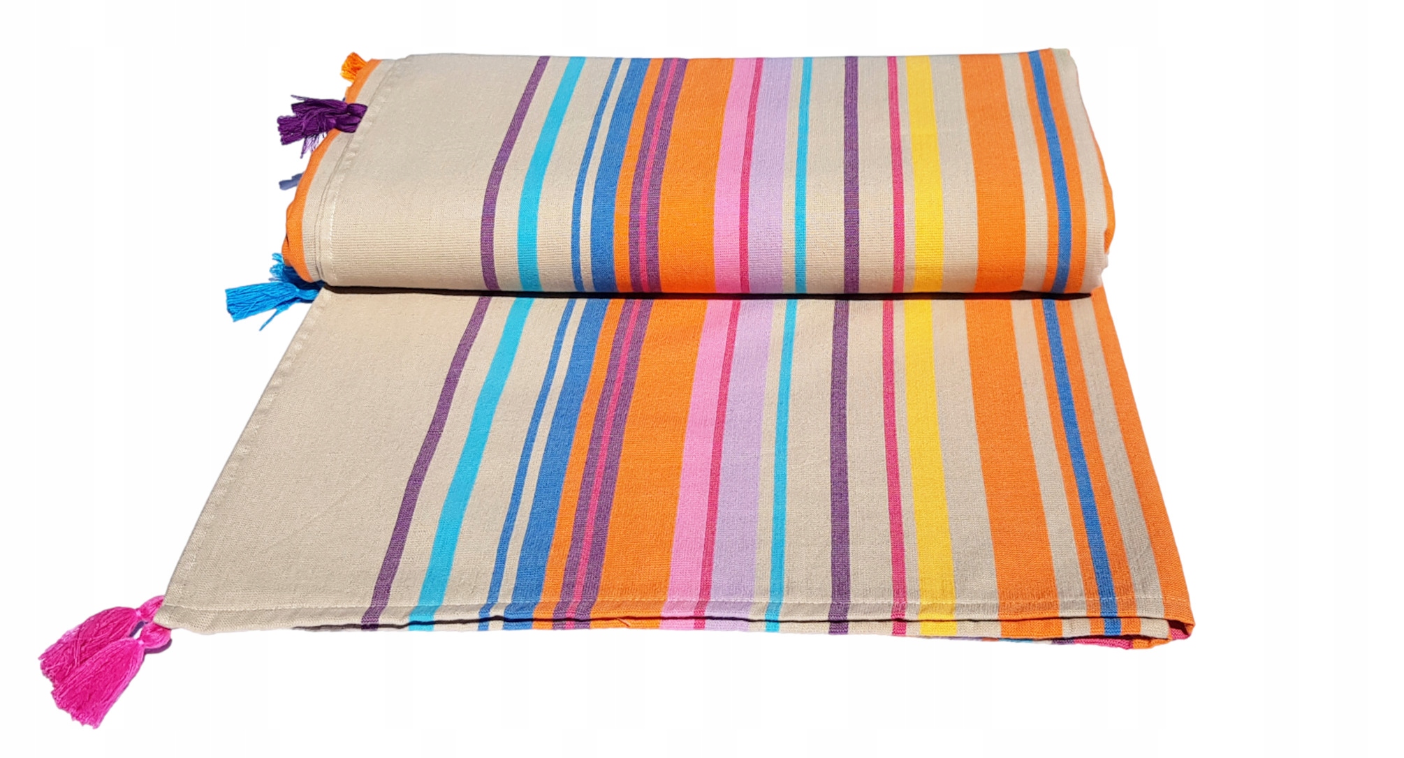 

Ręcznik plażowy kolorowy duży 180x180 bawełniany