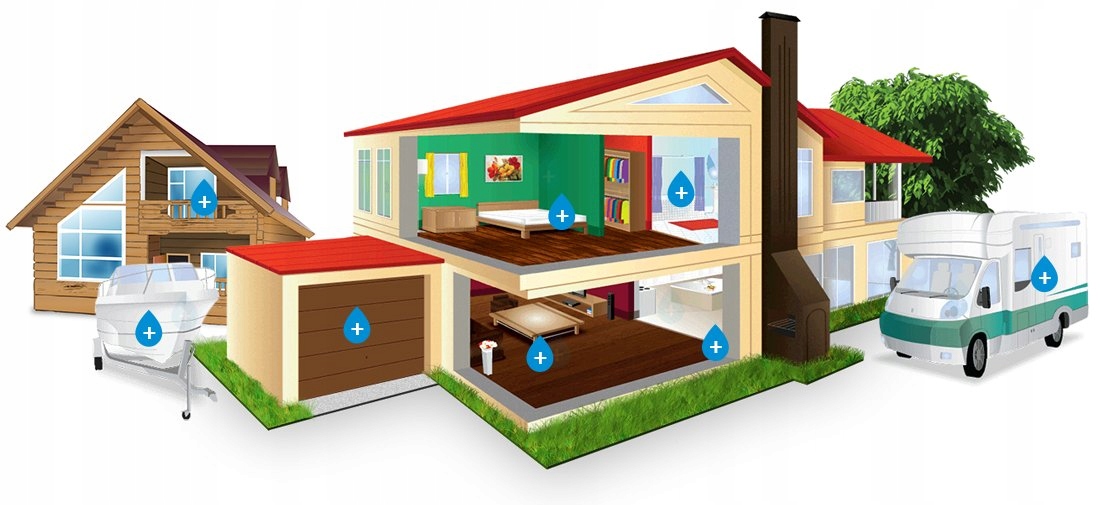 Pochłaniacz wilgoci HUMISTOP MAXI kolor BIAŁY Marka Humistop