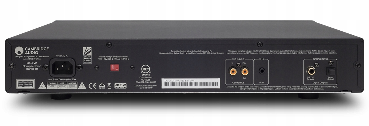 CAMBRIDGE AUDIO CXC ODTWARZACZ TRANSPORT PŁYT CD Marka Cambridge Audio