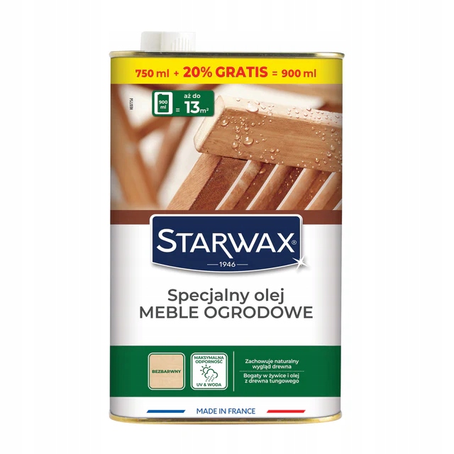 Specjalny Olej Tek & Drewna Egzotycznego 900 ML Starwax