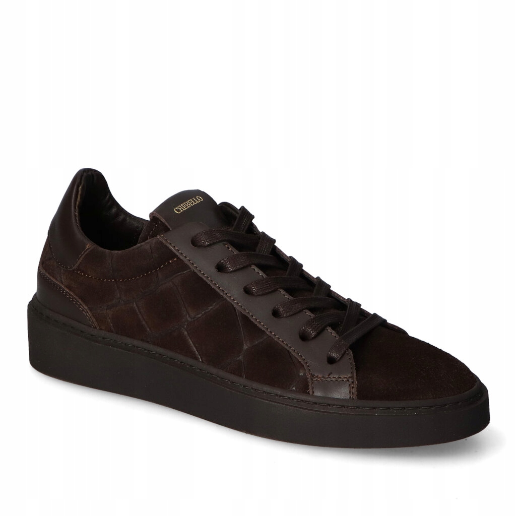 Tenisky Chebello 4845-105-541 Čokoládový semiš+lico 37