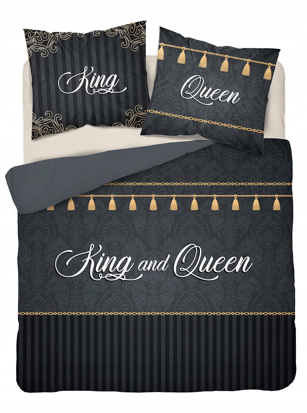 

Pościel Bawełna 160x200 King & Queen 3601A