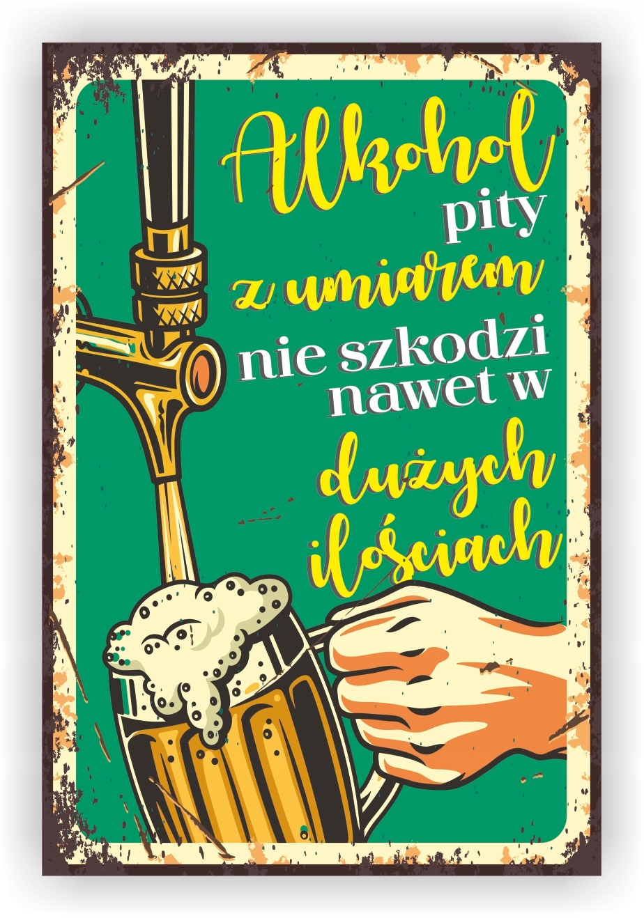 Tabliczka PRL (27) 20x30 cm