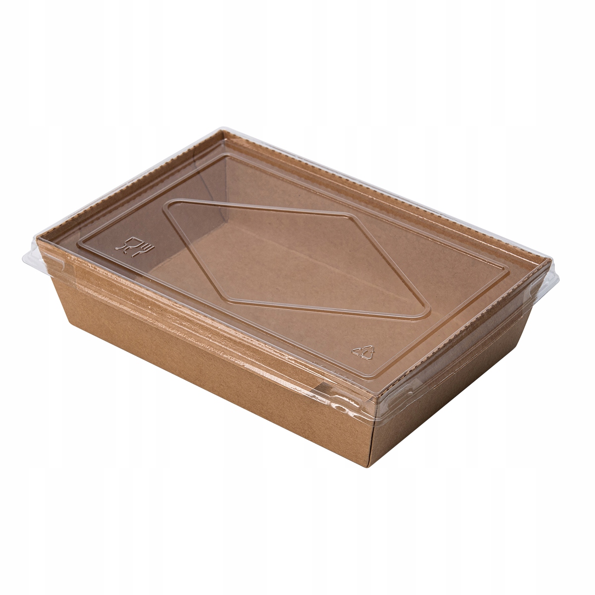 Dózy na potraviny Menu box 1600 ml 50 Ks obědový box s víkem