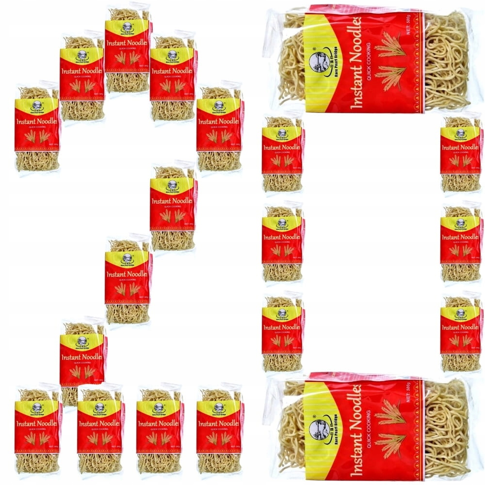 20x Chiński Makaron Błyskawiczny Instant Do Woka Stir-Fry 500g Asia Kitchen