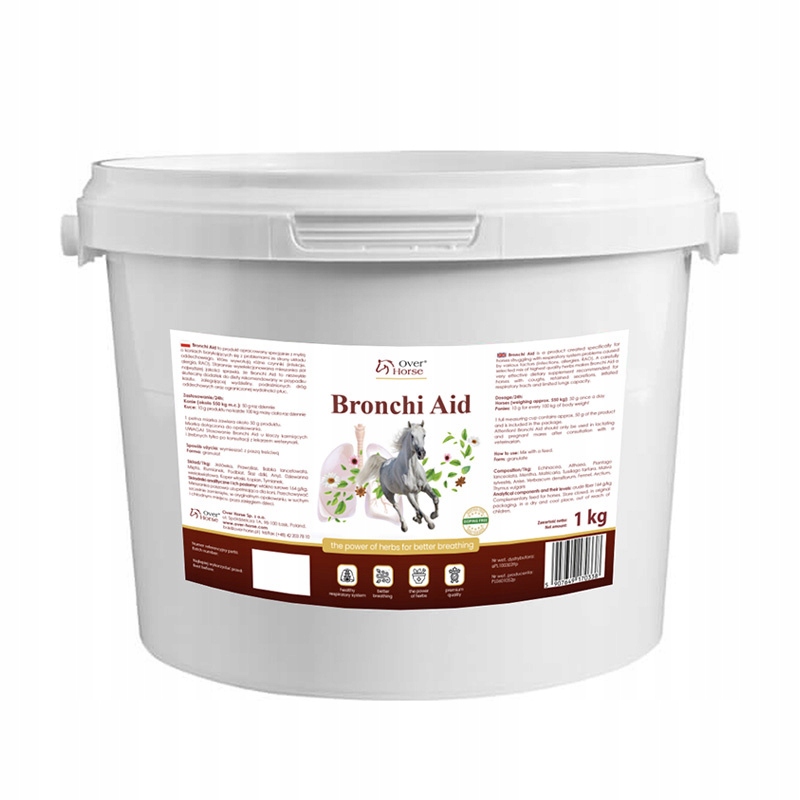 Over Horse Bronchi Aid dla koni z problemami układu oddechowego 1 kg