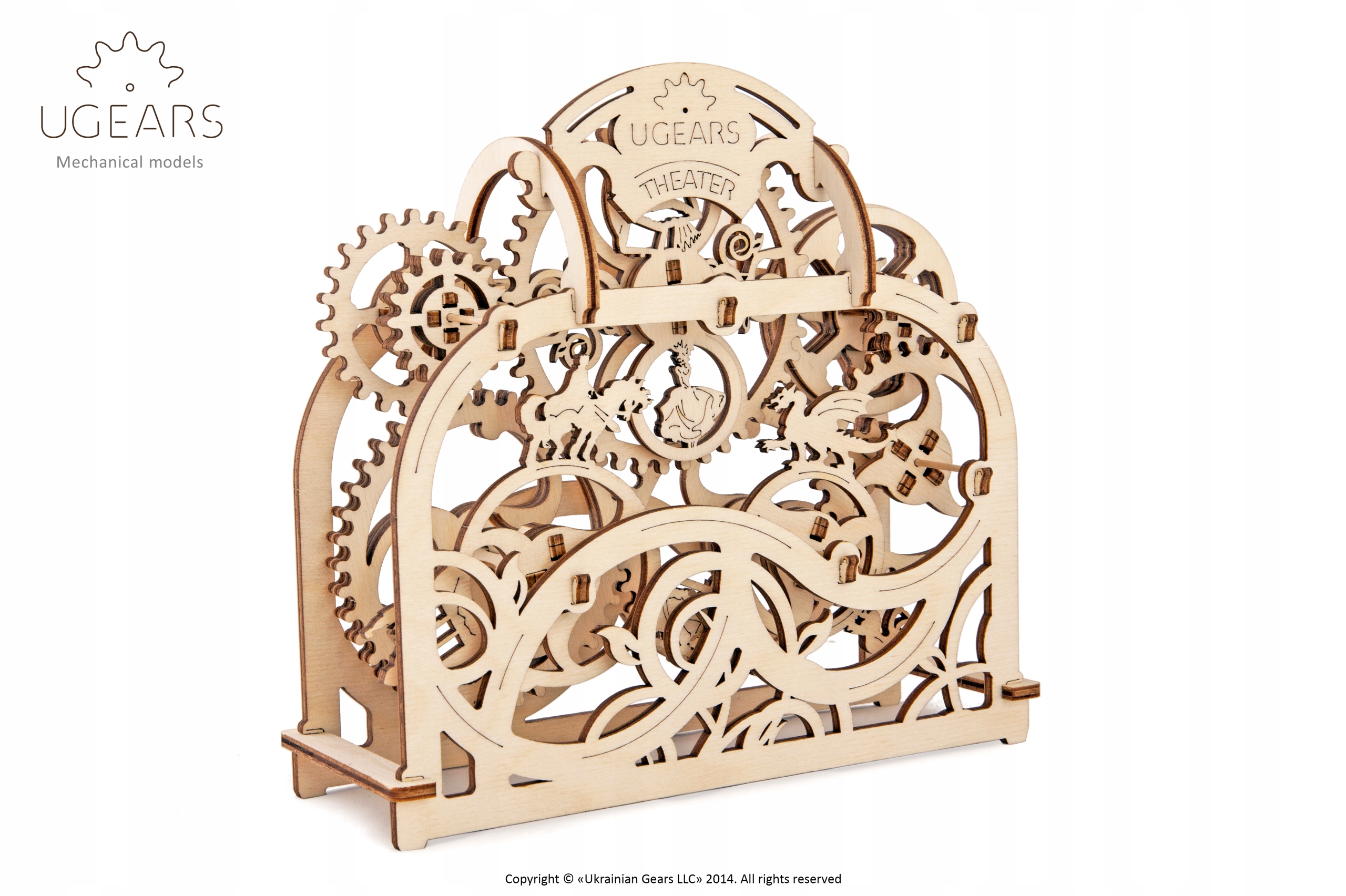 

Piękne Puzzle 3D Drewniane Ruchomy Teatr uGEARS