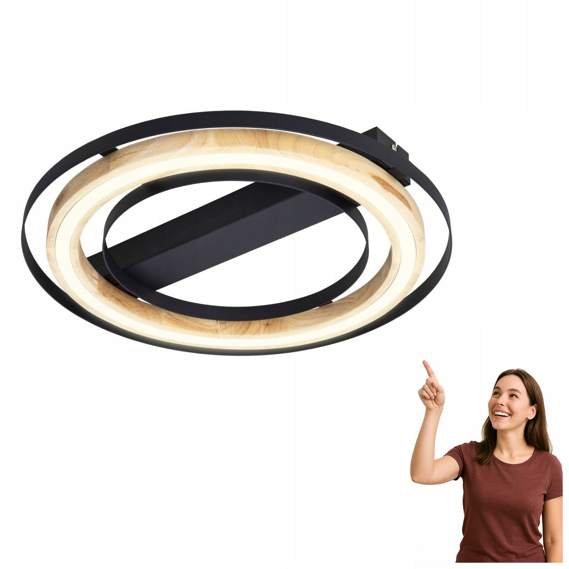 Led stropná lampa 21W Rilas 62374608X Globo