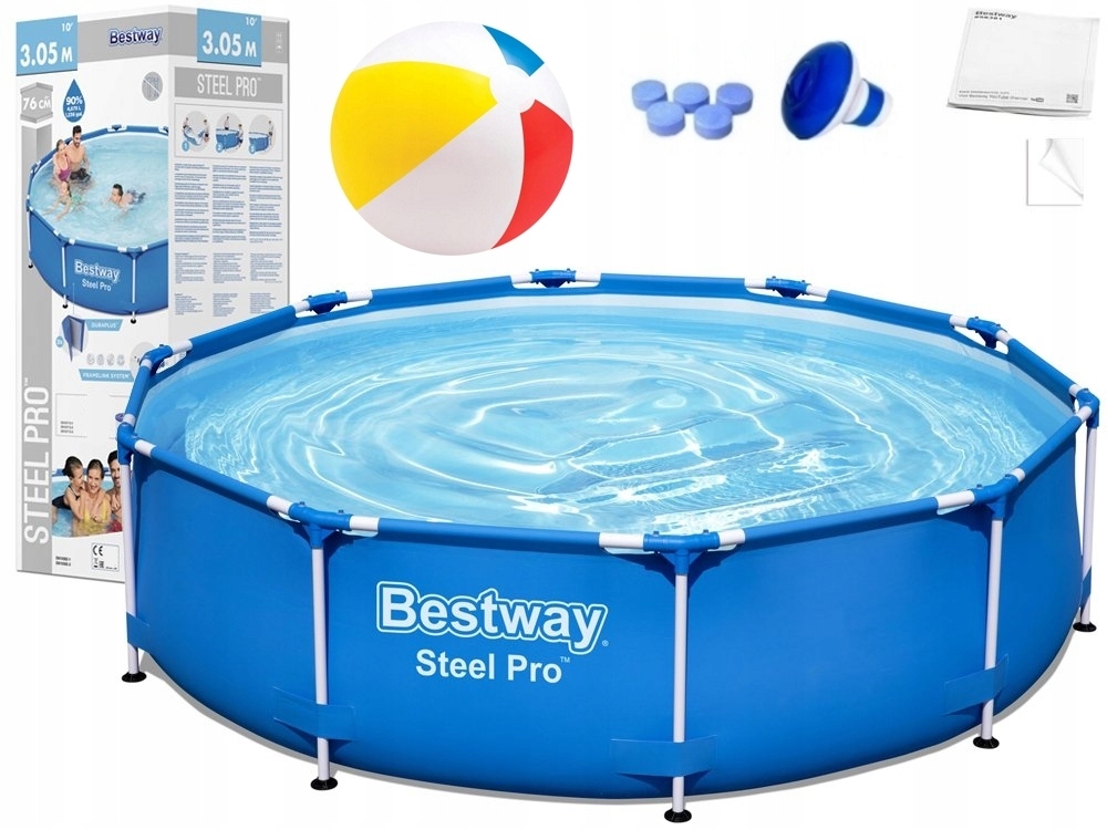 

Basen Bestway 305x76 Steel Pro 56679 Akcesoria
