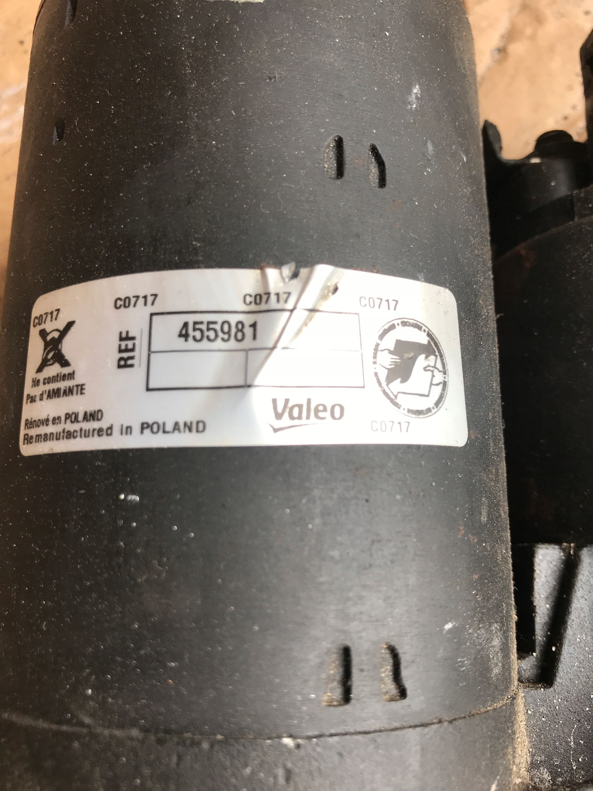 starter VW SKODA AUDI 455981