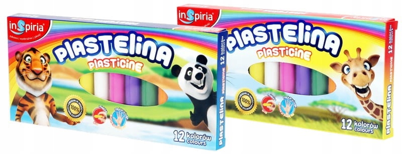 

Plastelina Inspiria 003828 12 szt.12 Kolorów